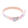 Children'S Belt Girl Pu Colorful Princess Dress Military Training Girl Belt Dress Jeans Belt Love Heart Eyelet Waist Belt