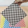 50 Stück 18x18cm Quadratische Ölbeständige Papiere Klassisches Karomuster Backen Kuchen Brot Sandwich Verpackung Ölabsorbierende Gebäckunterlagen