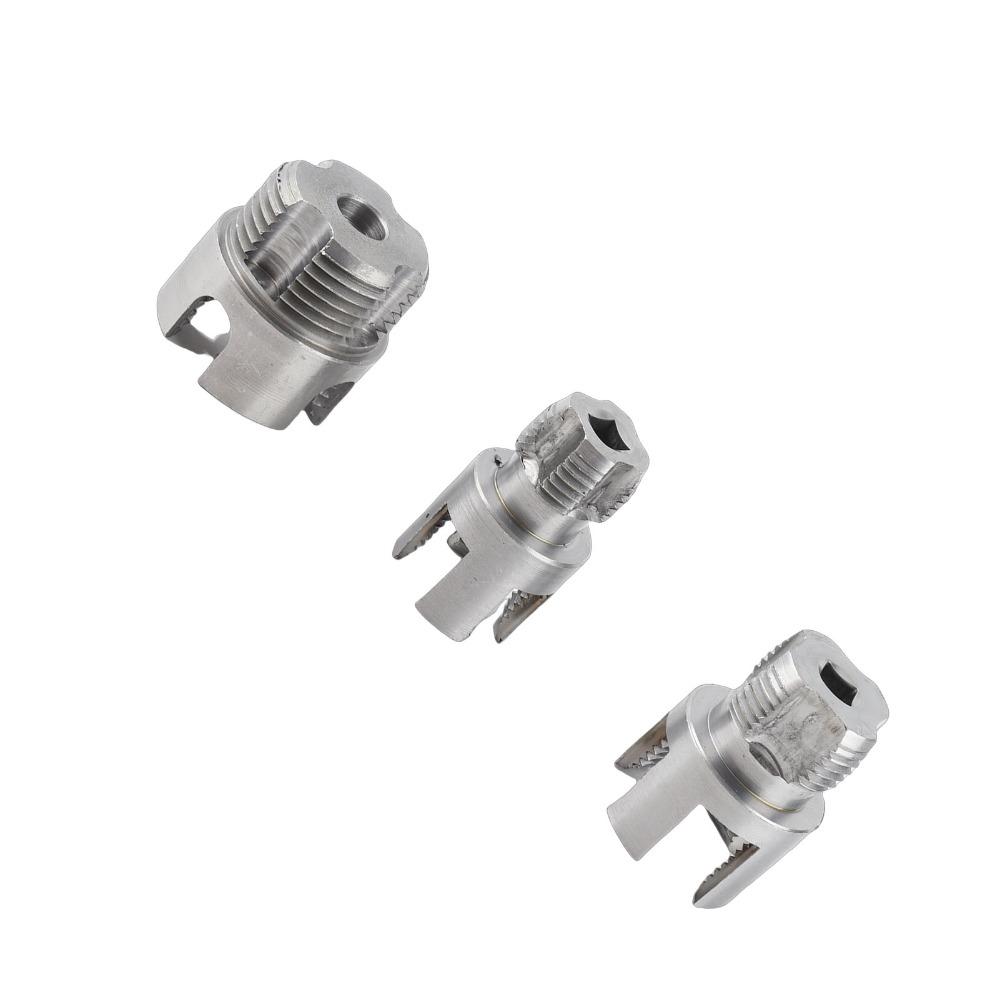 3PCS Internal External Threads Pipe Thread Cutter Dual End Die Tube Threader Kit Water Pipe Repair