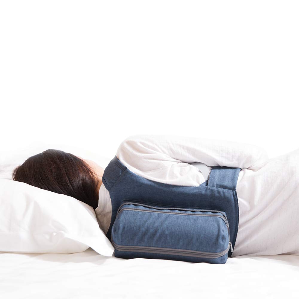 

WoodyKnows Side Sleeper Backpack Model 2024 Side Sleeper Position Changer Sleep Posture Trainer Aid 1 Anti-Snoring (Large, pc)