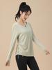 Women's Plus Size Long Sleeve Sports Top - Autumn Slimming, Breathable Yoga & Running T-shirt