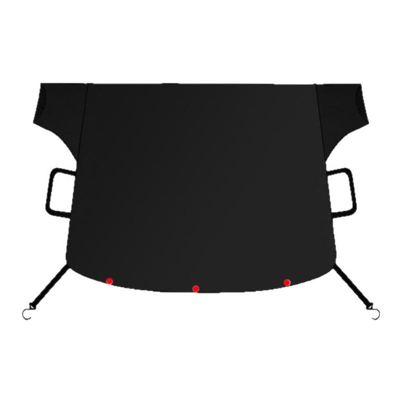 

Полное покрытие Защита лобового стекла автомобиля от снега с магнитным креплением для защиты в любых климатических условиях Легкая установка 1