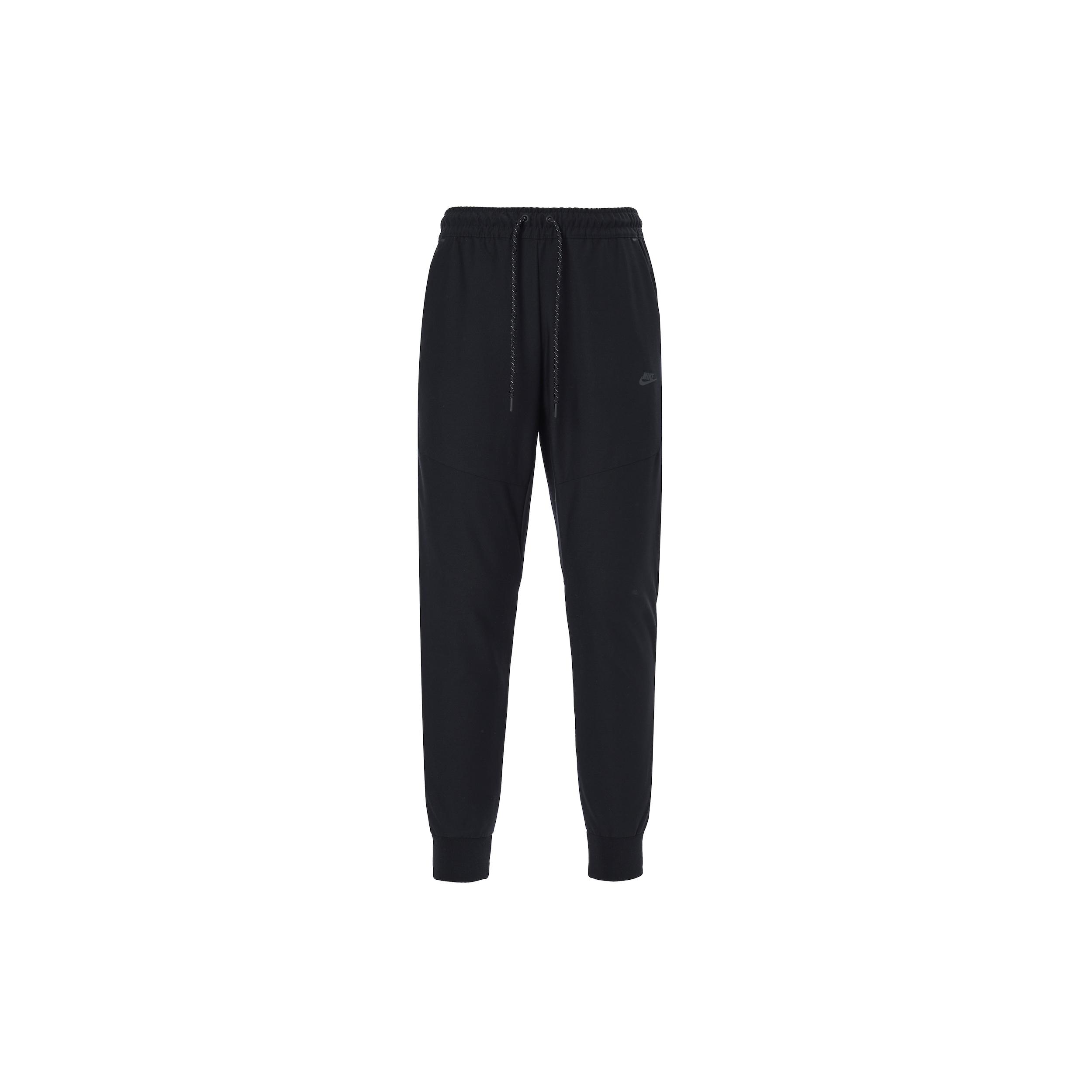 Men s Nike Elastic Waistband Lacing Bundle Feet Sports Pants/Trousers/Joggers Black DD6599-010 M