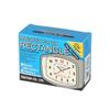 Dalton Magnetic Clock Rectangle Ivory Small Magnetic Clock Height 51mm Width 71mm Depth 22mm H20-0244RCIV