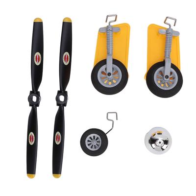 RC Flugzeug Ersatzteile Feine Verarbeitung Fahrwerk Räder Bugrad Propeller Verkleidung für