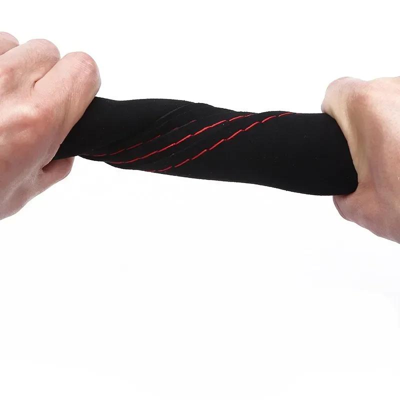 Pelz Lenkradbezug Wildleder Lenkrad Geflechtbezug Universal 38cm mit Nadel und Faden DIY Handnähen Schutz