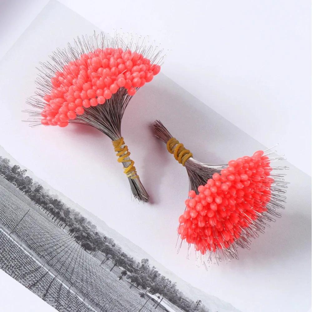 300Pcs Silicon Space Bean Fishing Float Resistant Anti-Strand Fish Line Spacebean Fishing Tackle Accessories