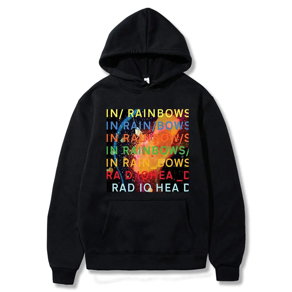 Vintage Rock Band Radiohead Hoodie Hip Hop Everything Music Album Print Sweatshirt Harajuku Streetwear Oversize Hoodies Teens