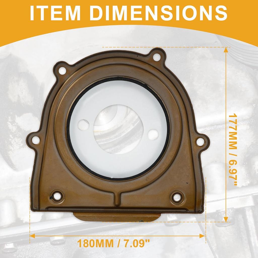 Crankshaft Oil Seal with Flange No.LF01-11-310 Main Seal for MAZDA CX-5 for FORD FOCUS 2003-2018