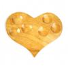 Mini Wooden Palette for Painting-Heart Shape, Handmade Paint Palette for Acrylic, Oil, Watercolor, Gouache Painting, Ideal