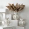 French Ceramic Vase White High-end Decoration Dining Table Living Room Retro Art Vase Room Decoration Accessories