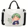 Felix Kpop Band Super Star Printed Crossbody Bag Casual Canvas Shoulder Bags