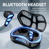 Gaming Bluetooth Earbuds Long Battery LED Light Wireless Sports Headphones Low Latency Noise Cancelling