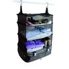 Outdoor Travel Business Trip Three-layer Clothing Storage Hanging Bag Foldable Mesh Storage Bag