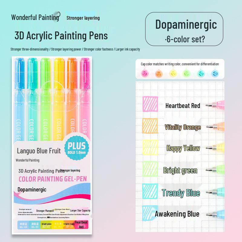Blue Fruit Acrylic Cardstock Drawing & Doodling Mini Watercolor Pocket Book with Thickened Blank Pages