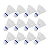 Badminton Shuttle Feather Ball Badminton Nylon Practice Shuttle Ball Set of 12 Lightweight and Durable for Indoor and Outdoor Sports
