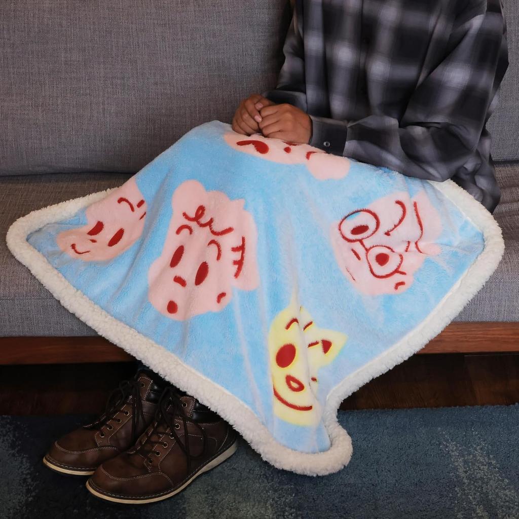 Marushin OSAMU GOODS Boa Fancy Fluffy Sheepskin Stylish Cold Weather 0815004400 Throw, Cute, Boa, Item,