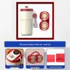 Smart LED Coffee Mug & Portable Neck Fan Gift Set