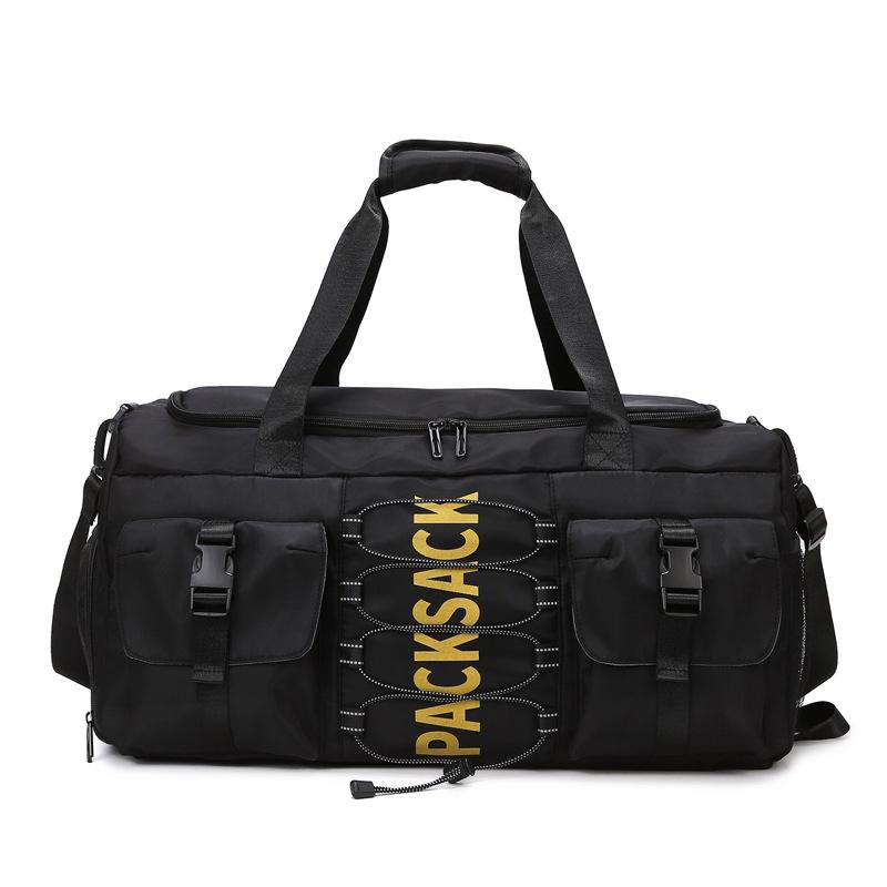 Couple Multifunctional Large Capacity Fashion Trendy Cool Portable Travel Bag Dry and Wet Separation Sports Fitness Bag Can Cover Tie Rod
