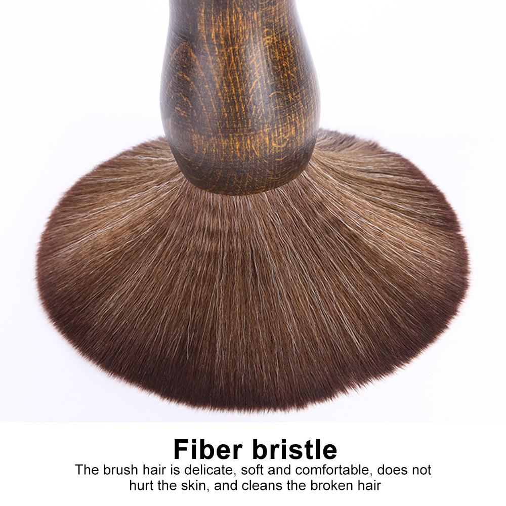 Soft Makeup Brush Neck Hair Cleaning Brush Hair Grooming Shaving Sweeping Brush Tool