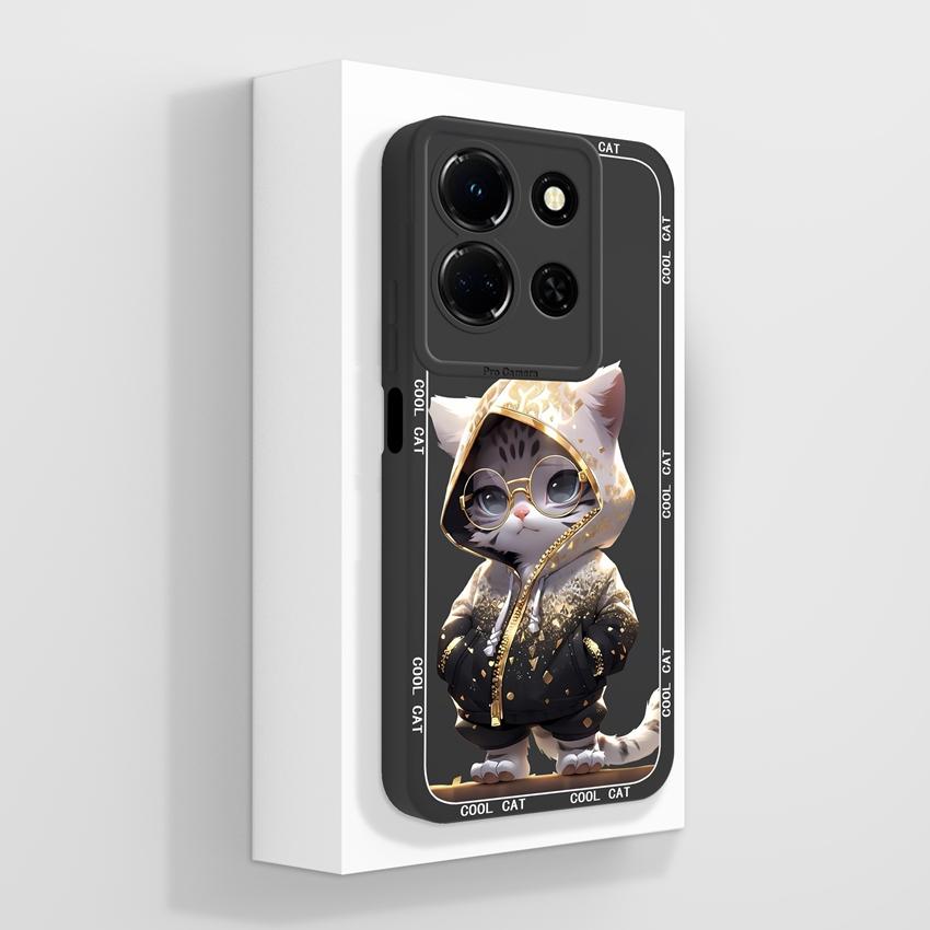 For Infinix Note 30 40 50 Pro Plus 50S 50x Beautiful Crystal Butterfly Phone Cases Screen Protector Liquid Silicone Dustproof Shell For Infinix Casing