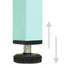 Nightstands 2 pcs Mint Green 35 x 35 x 51 cm Steel
