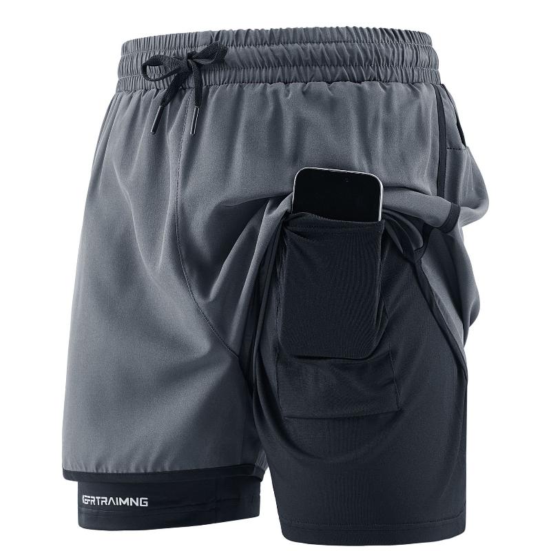 Pantalones Cortos Deportivos Transpirables para Hombre Pantalones Cortos de Entrenamiento Gimnasio Correr Baloncesto Actividades al Aire Libre Pantalones Cortos de Entrenamiento de Verano