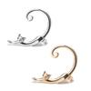Süßes Tier für Katzenohr-Manschettenohrringe Kätzchen Clip-On Ohrstecker Wickelohrringe Schmuck für Damen und Mädchen Party-Accessoire