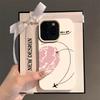 Couple Map Airplane Love Heart Phone Case for iPhone 17Air 16 15 14 13 12 11 Pro Max Long Distance Relationship Shockproof Cover