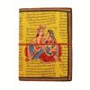 Purpledip Handmade Paper Journal Radha-Krishna: Vintage Diary Notebook With Thread Closure