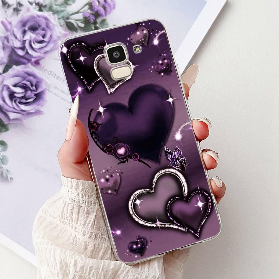 For Samsung Galaxy J6 2018 J600 SM-J600F Case Luxury Marble Dragon Soft Clear Silicone Phone Cover For Samsung J6 Plus J610 Capa