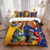 Blaze Monster Machines Print 3Pcs Bedding Set,Duvet Cover with 2 Bedro,Pillowcase Home Birthday Gift