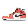 Air Jordan 1 Mid SE Turf Orange Unisex Sneaker Schwarz Weiß DD6834-802