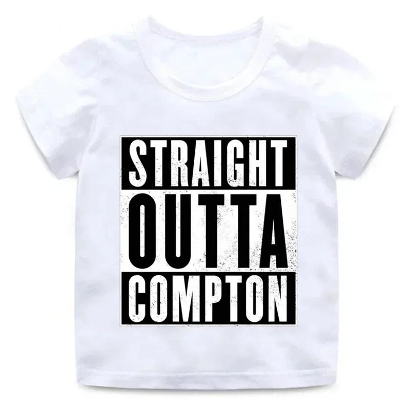 NWA Straight Outta Compton Graphic Print T Shirt Unisex Women Fashion Crew Neck Short Sleeve Plus Size Unisex