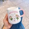 Cute Mug High Looking Cartoon Rabbit Water Cup Household Ceramic Cup Girl Heart Activity Gift Souvenir