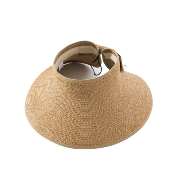 

Легкая пляжная шляпа, эластичная веревка, модный однотонный солнцезащитный крем хаки