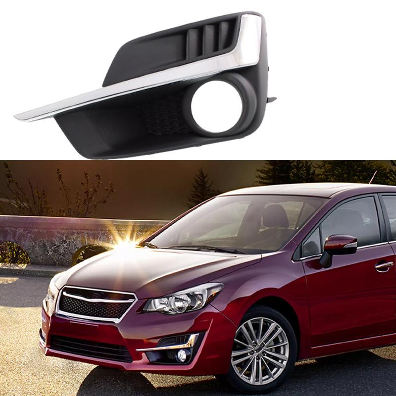 Subaru Impreza 2015 2016 için Arka Sis Lambası Kapağı Kapak Kenarlığı Lambalı Çerçeve Kapağı Sis Lambası Sis Lambası Krom Kaplama 57731FJ310