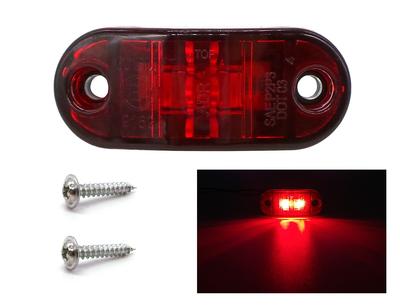 2 Pcs Marker Lamp 2 LED 12-24V Colors Red Off-Road