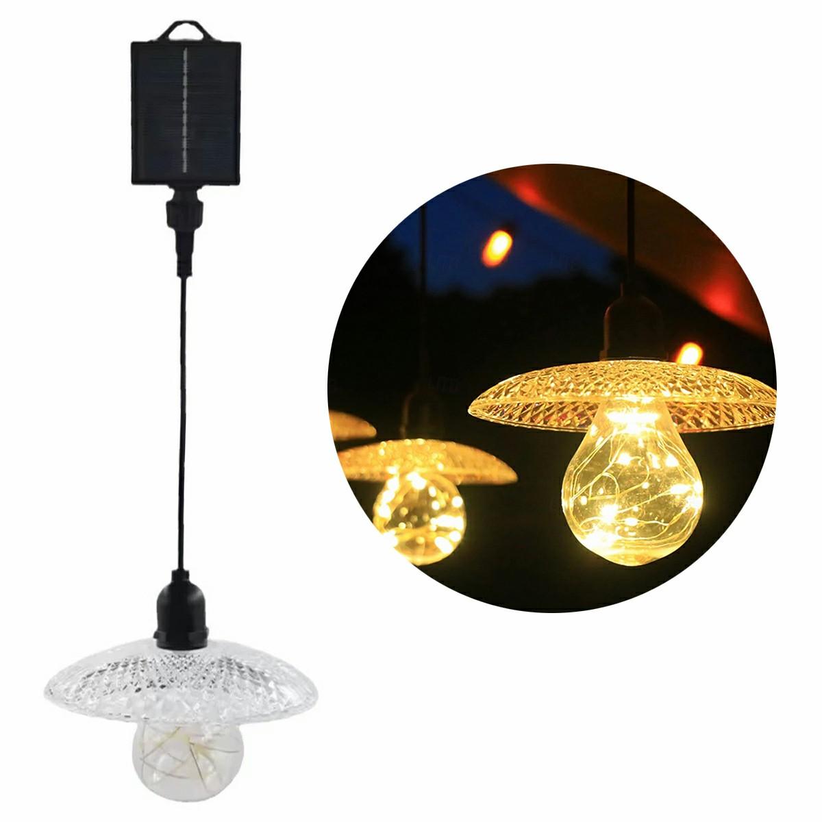 

Solar Tent Hanging Lantern String Light Bulb Outdoor Camping Garden Patio Decorative Ambient Light A