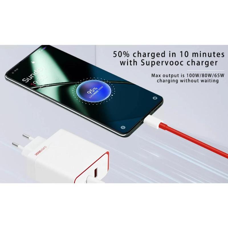 Oneplus Originalkabel 100W Supervooc Dash Warp Charge Typ C Schnellladekabel One Plus 11 5G 10 Pro 10T Nord 2T 9RT 9 8 T 7