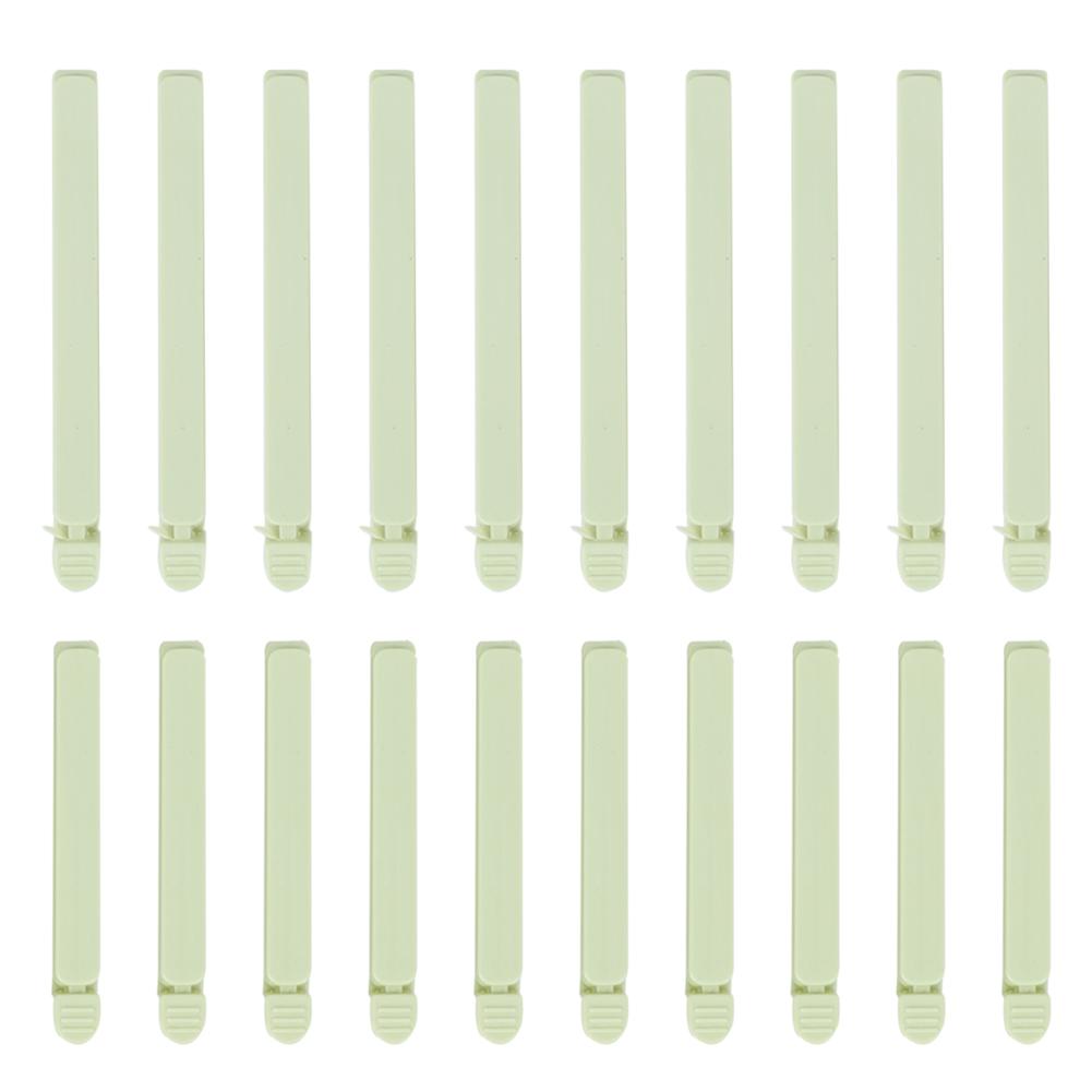 20PCS Portable Food Snack Bag Sealing Clips Clamp for Home Kitchen Storage Sealer ToolGreen