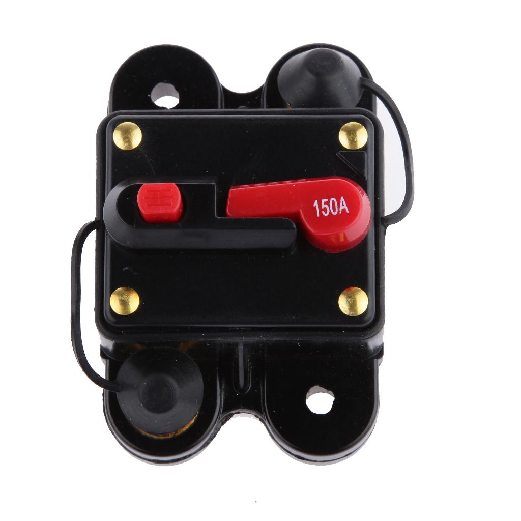 2PCS 250A+150A Automatic Auto Circuit Breaker Manual 12/24V