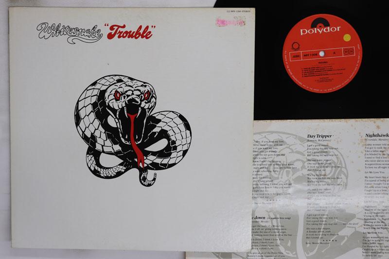 

LP Record WHITESNAKE Trouble MPF1208 POLYDOR 1978 Japan Metal Used