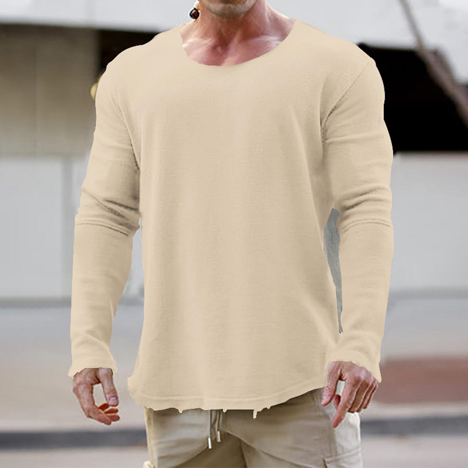 Мужская футболка с круглым вырезом — фото 7