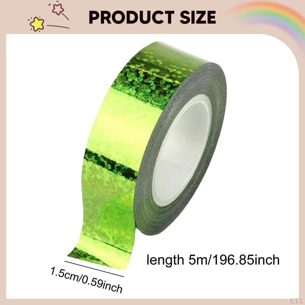 Gymnastics Hoop Tape Decorative 0.59 Inchx 5 M/ 16.4 ft Easy Application Thick 1.5 cm x M
