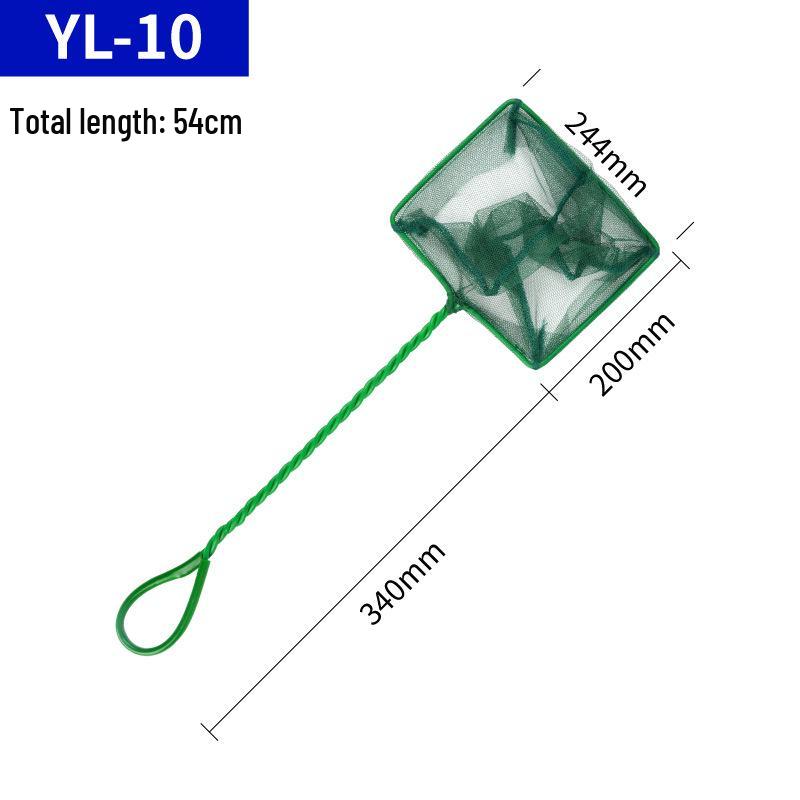 Hand-Held Aquarium Fish Net - Square Scoop for Ornamental Fish