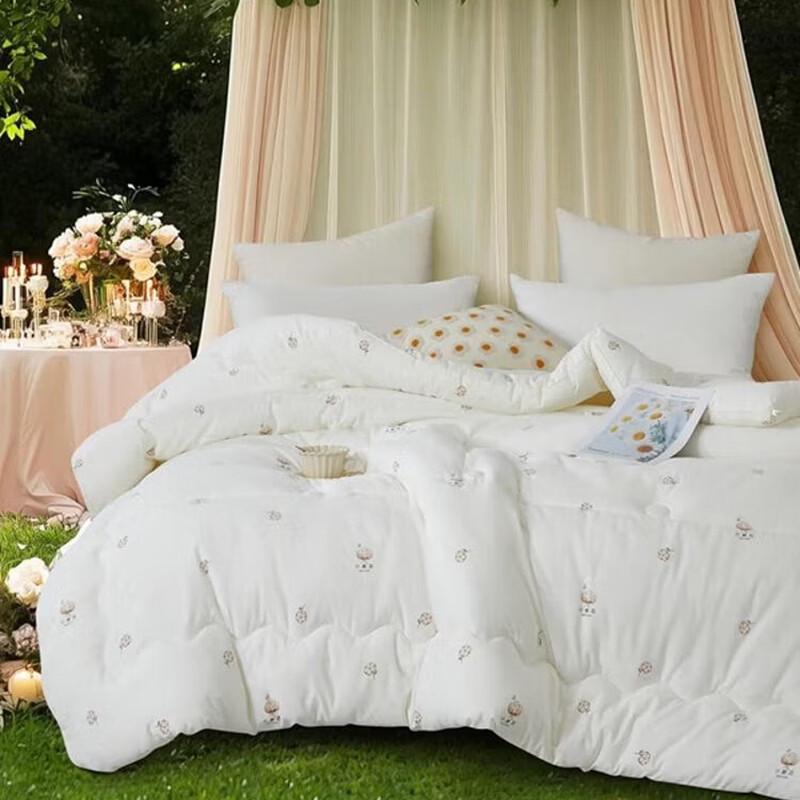 Violet Washed Cotton Style All-Season Quilt