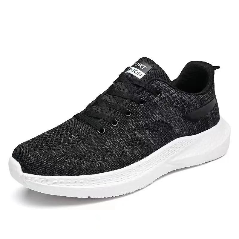 Fashion Sports Shoes 2024 New Men's Mesh Breathable Running Shoes Versatile Comfortable Casual Shoes Soft Sole Men's Edition