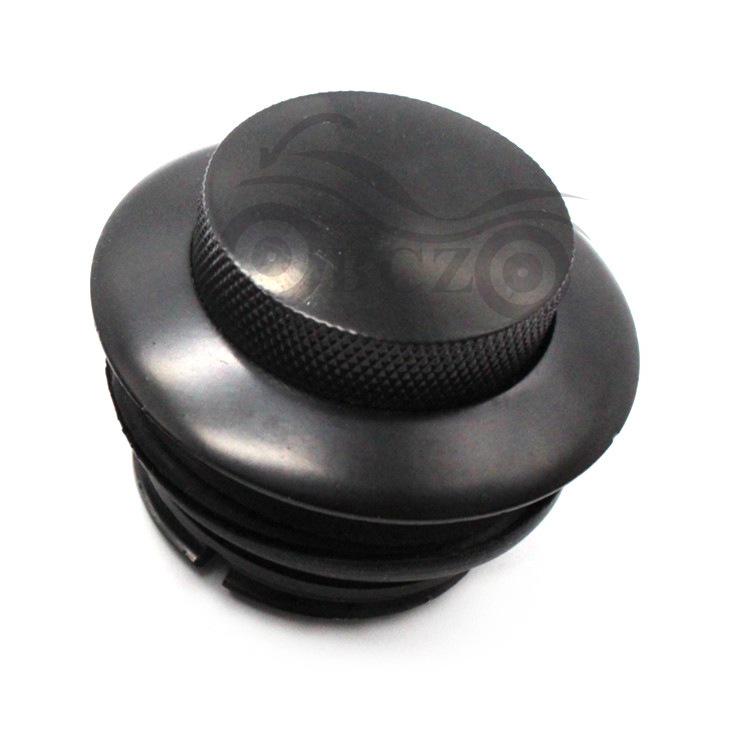 Harley Sportster XL883/1200 Chrome Alloy Push-Style Dual Fuel Tank Cap