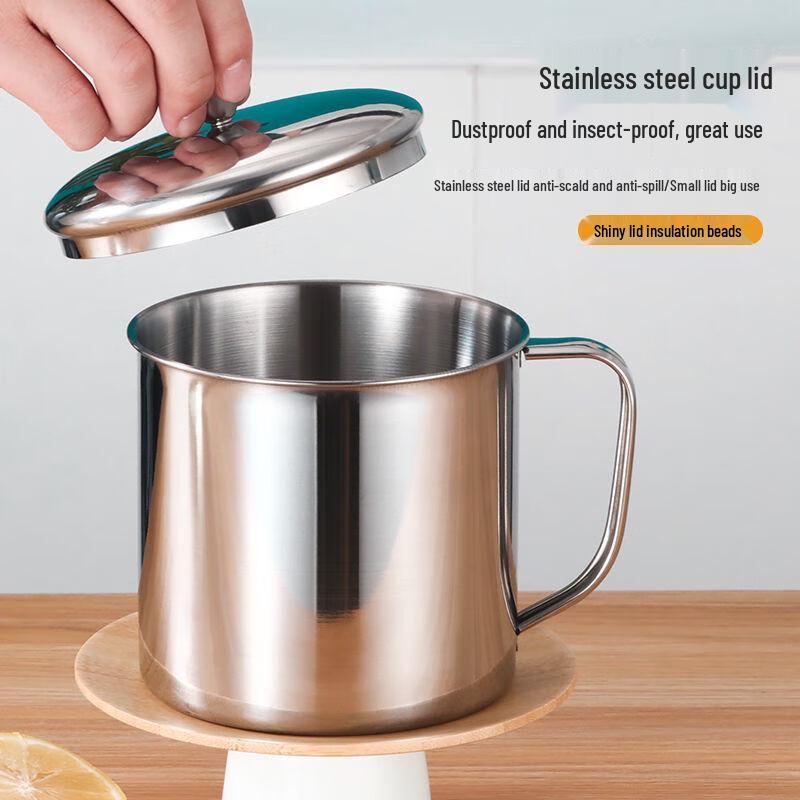 

An Yi 12cm Stainless Steel Cup with Lid